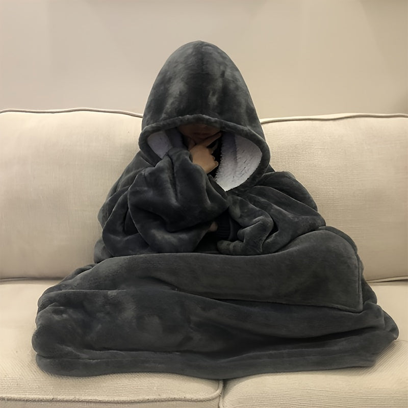 Luna Sherpa Hoodie Blanket - Ultra Doux et Confortable pour les Jours les Plus Froids
