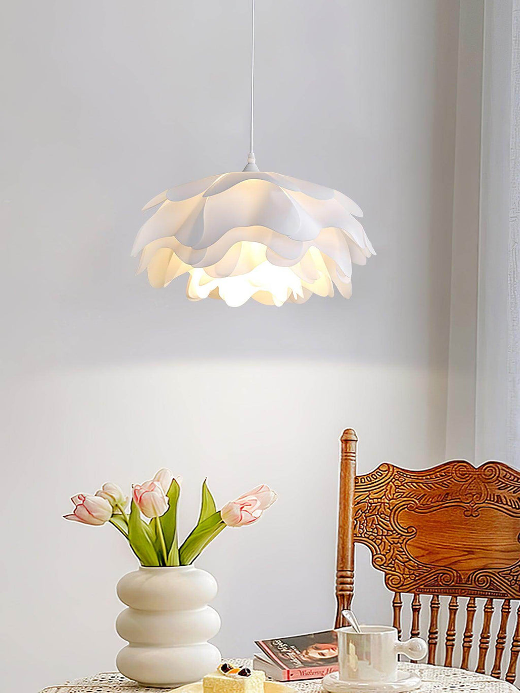 Lampe Pendante en Forme de Fleur