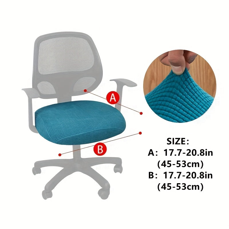 OFFICEGUARD – Housse Élastique Fendue pour un Siège Propre et Protégé