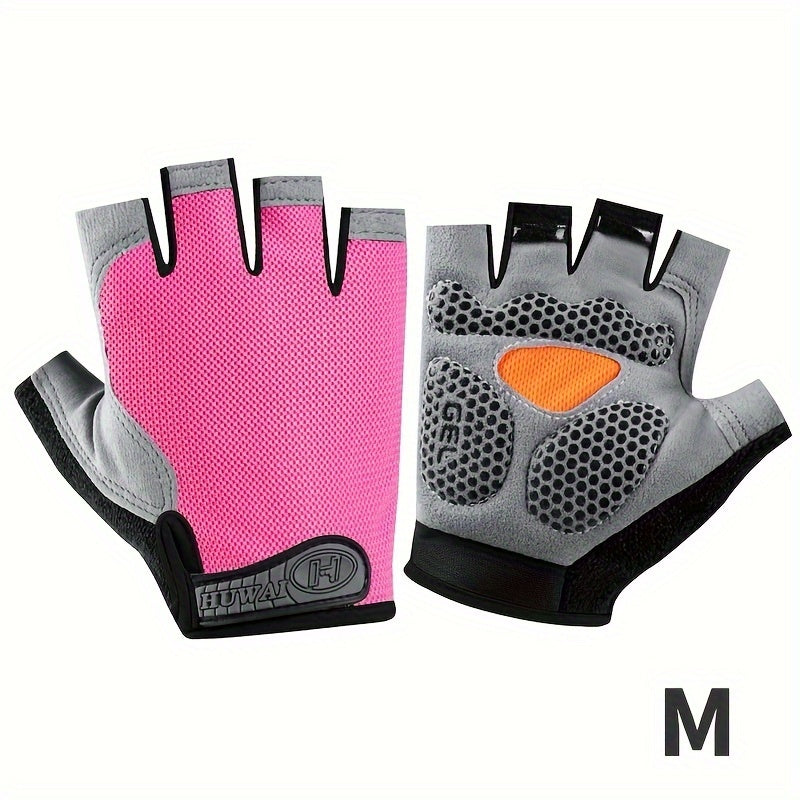 ATHLETIQ - Gants légers d'extérieur à demi-doigts pour hommes et femmes
