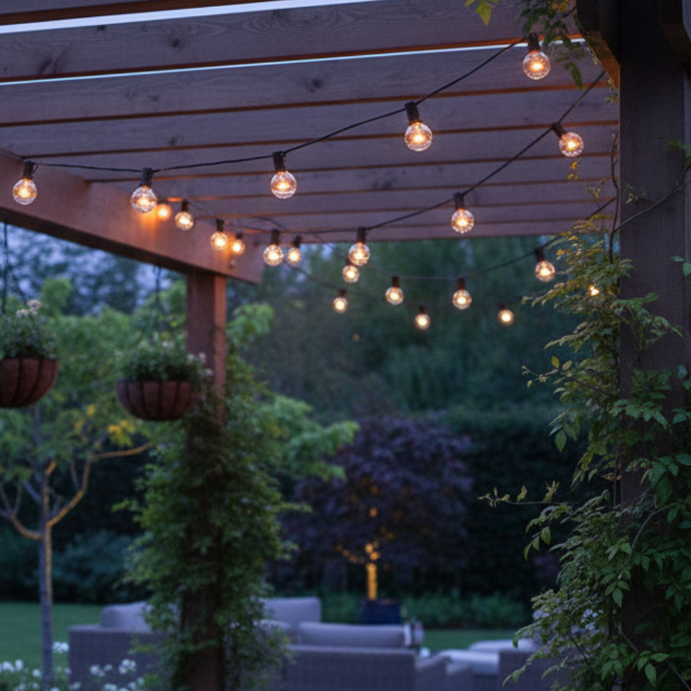 Guirlandes Solaire Extérieures - Lumières LED Globe pour Décoration de Jardin