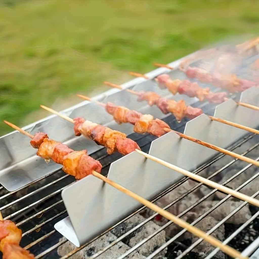 SKEWERRACK – Support de Grillade Élevé Antiadhésif