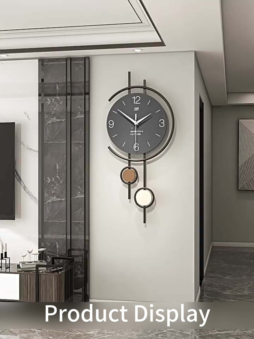 NORDTICK – Horloge Murale Scandinave Silencieuse