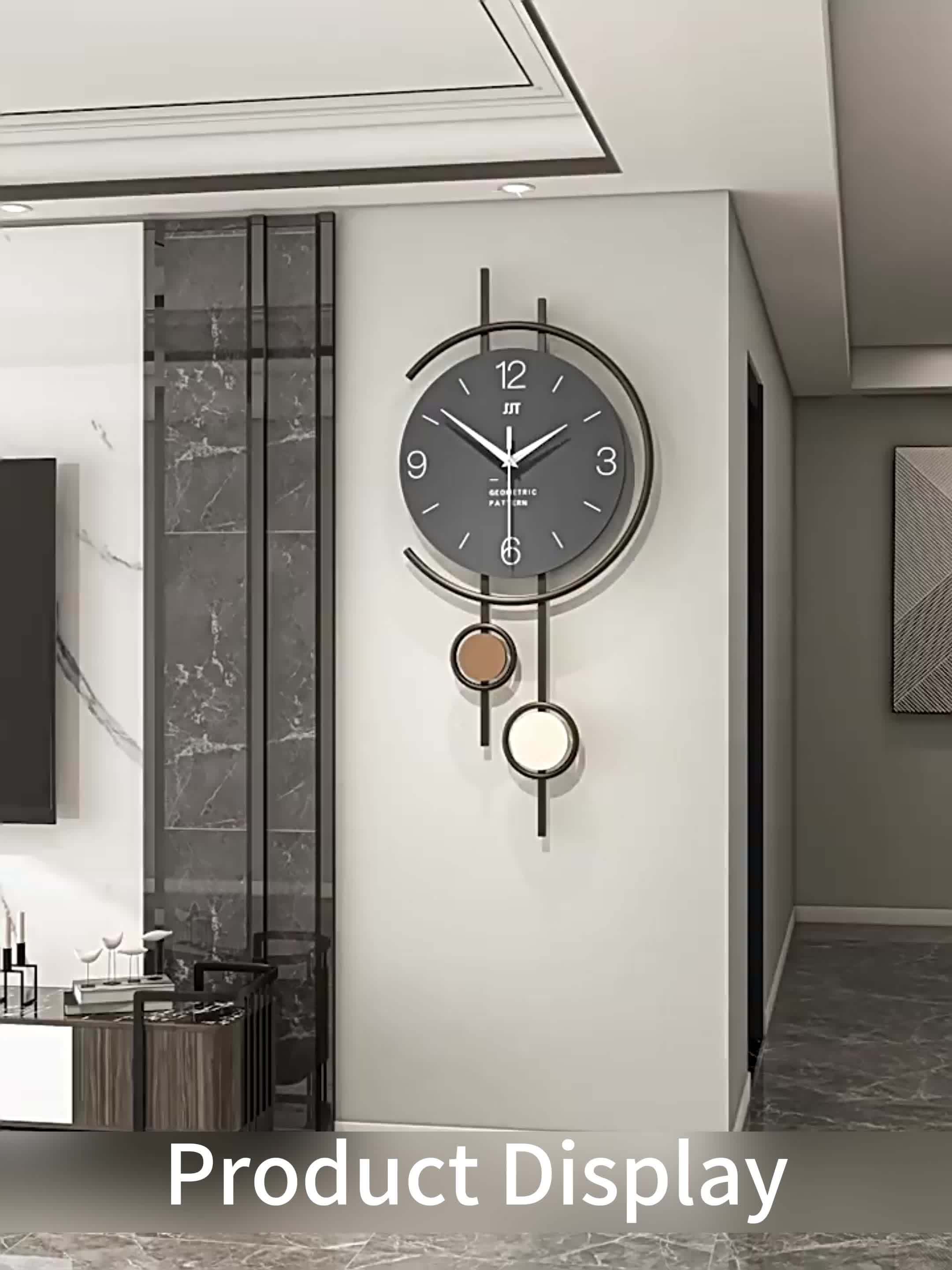NORDTICK – Horloge Murale Scandinave Silencieuse