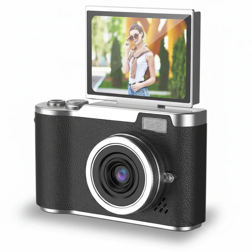 PIXELNOVA – Caméra Numérique 4K avec Écran Pivotant et Clarté de 48MP
