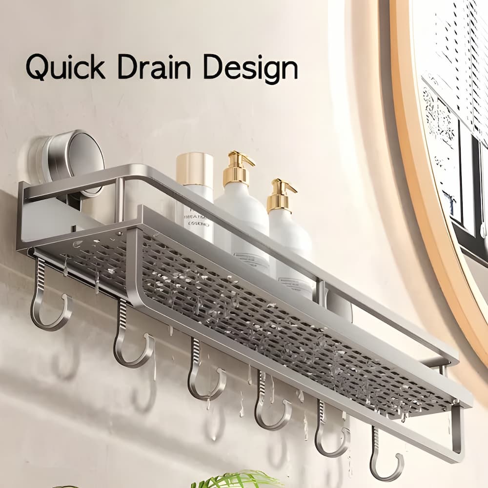 50% de réduction | Shelfy™ | Organisateur de salle de bain grande capacité