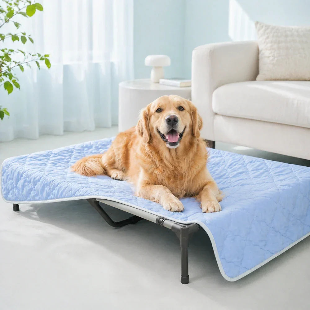 COOLFLOW – Couverture Rafraîchissante Double Face pour Chiens et Chats