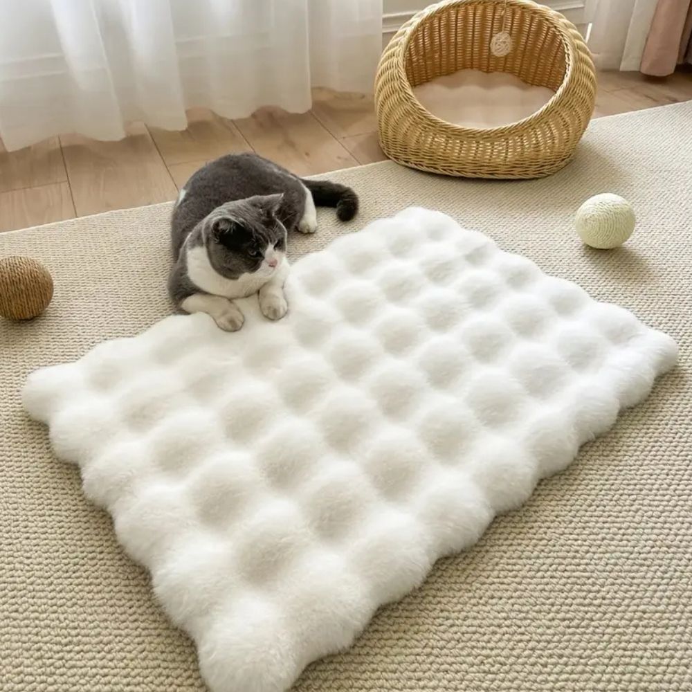 Tapis pour Animaux en Fausse Fourrure de Luxe