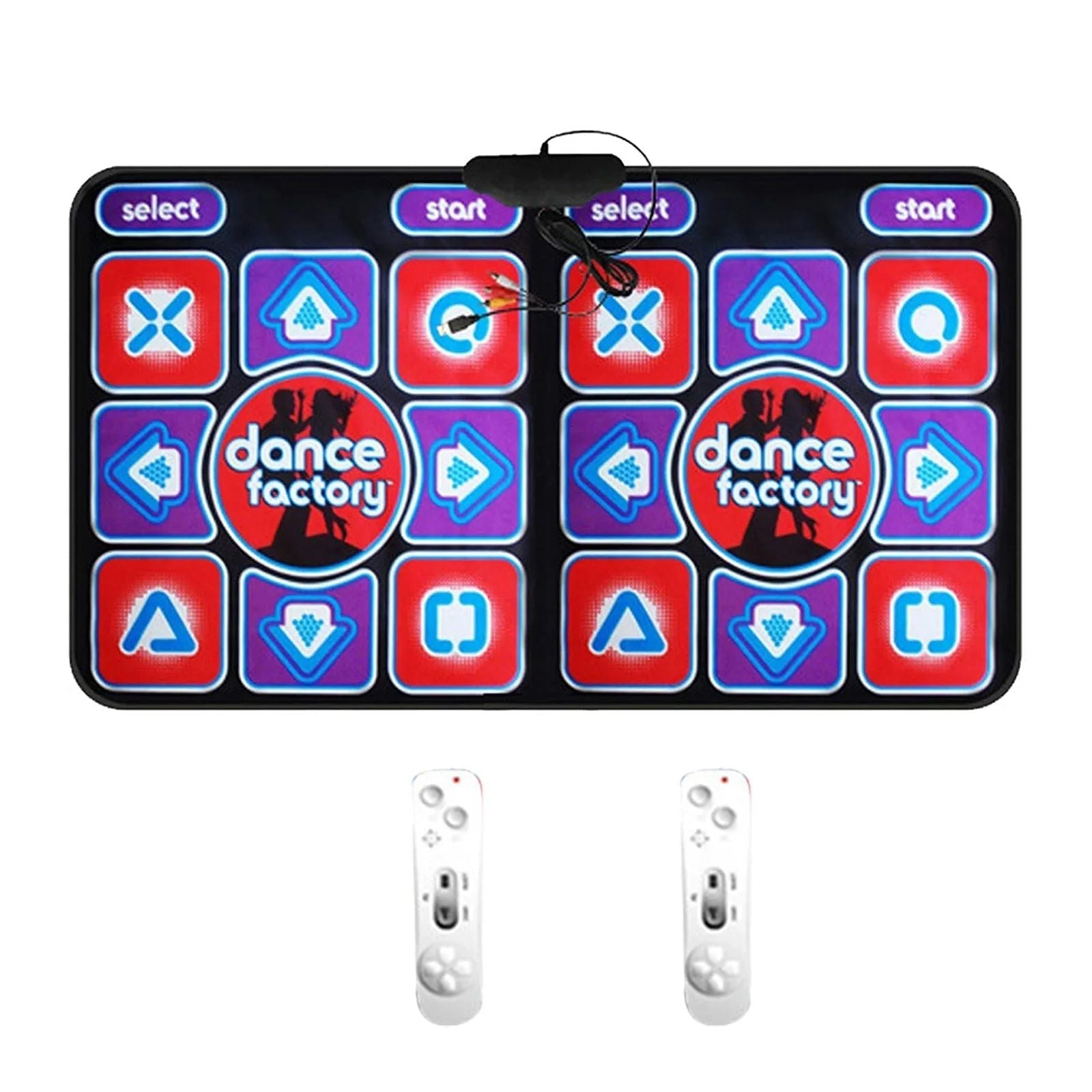 Tapis de Danse Double avec Télécommande - RhythmFlex