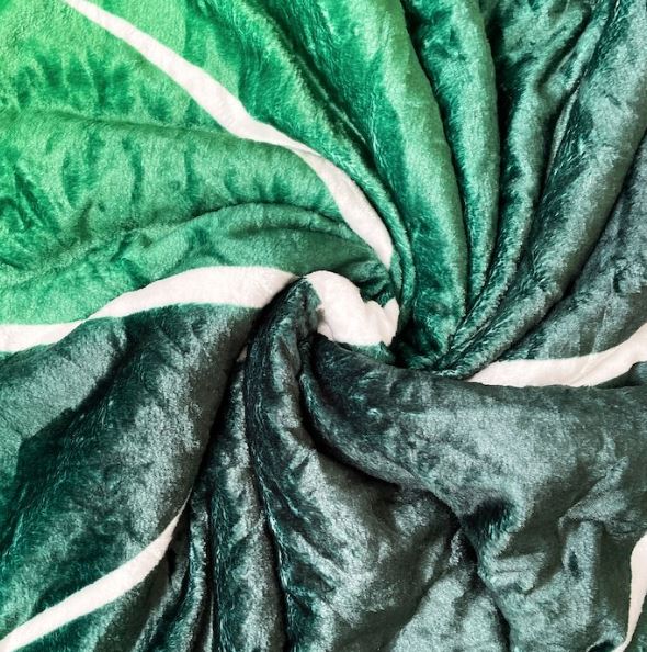 LeafyLuxe™ - Couverture en polaire en forme de feuille [Dernier jour de réduction]