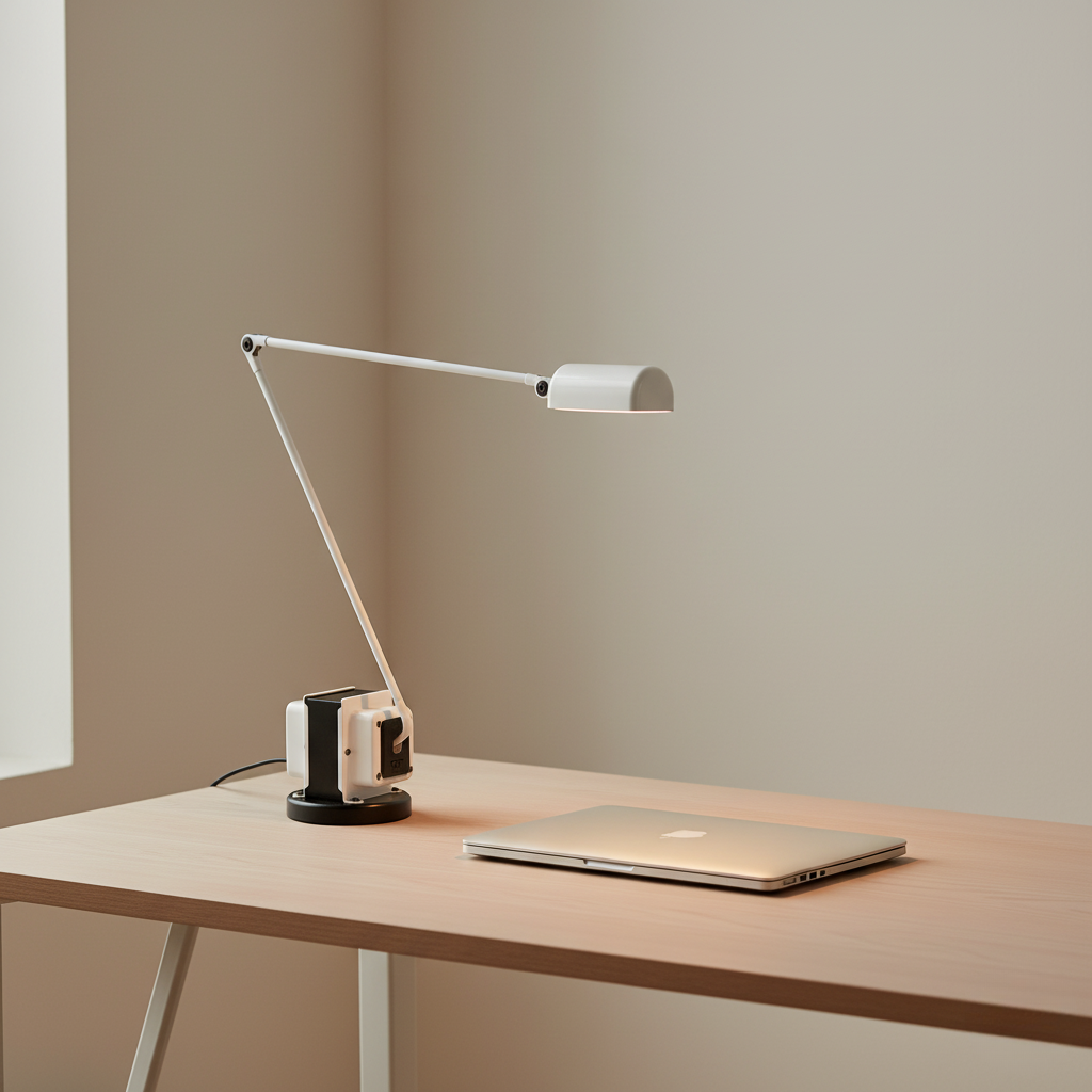 PivotLamp | Lampe de Bureau LED Moderne Minimaliste avec Bras Ajustable