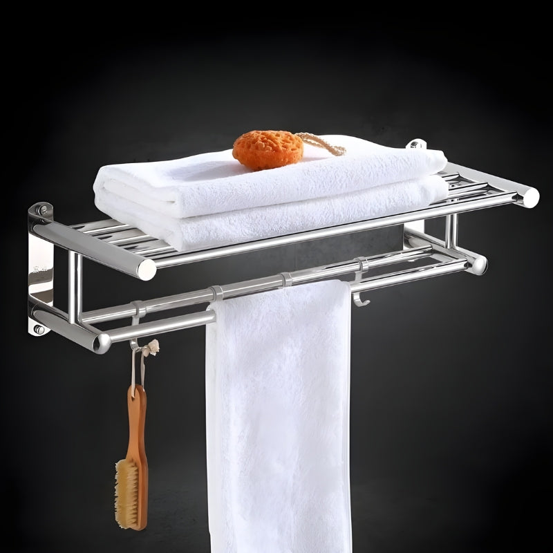 Porte-serviettes en acier inoxydable élégant - AeroRack