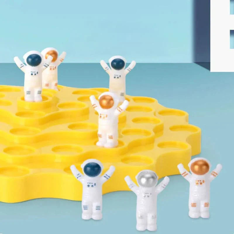 Jeu d'équilibre d'astronaute pour stimuler l'apprentissage
