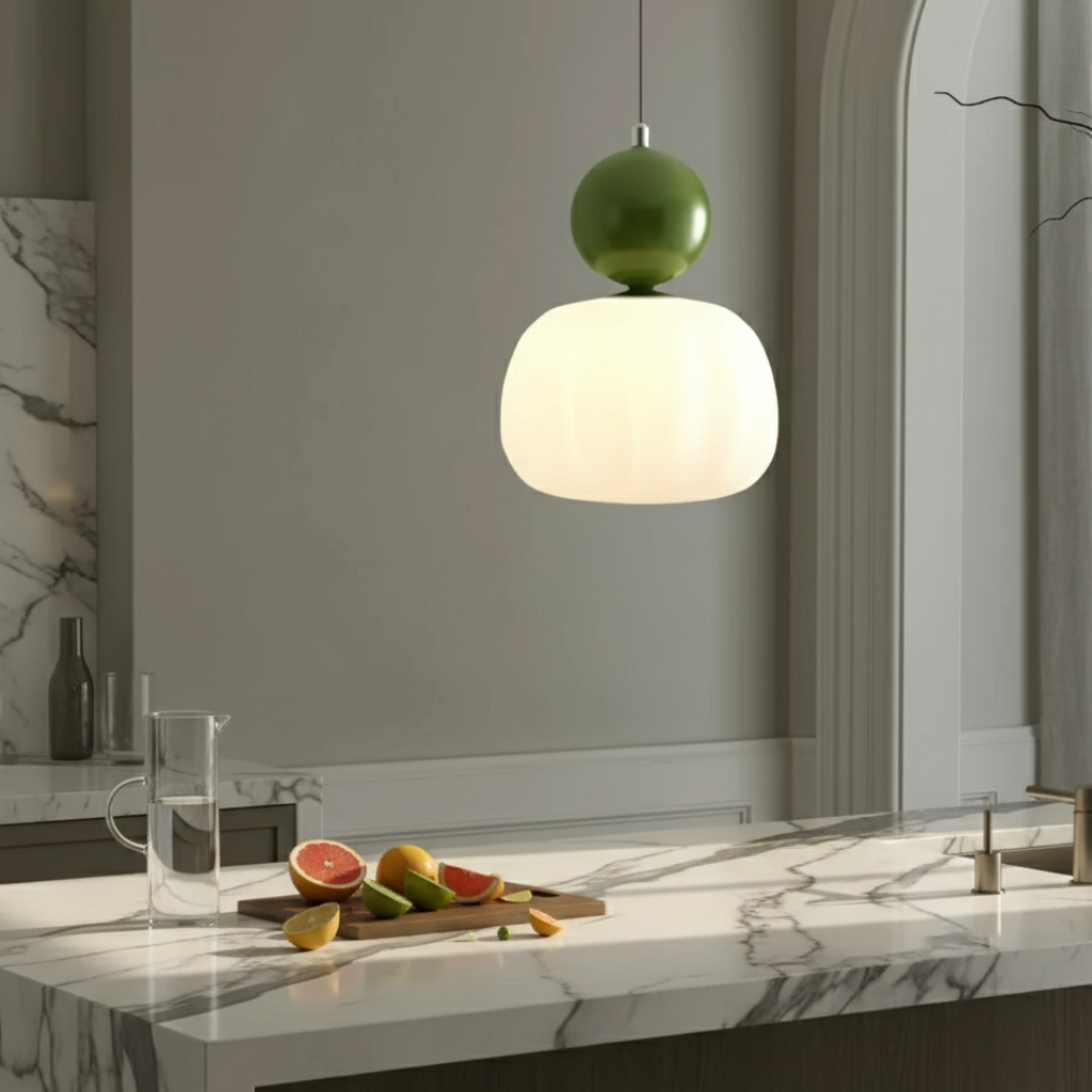 Collection Opaline | Éclairage Suspendu de Cuisine au Design Ludique pour Intérieurs Modernes