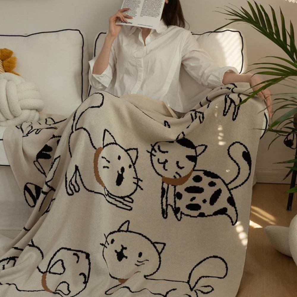 Couverture Nap en Coton Purrsoft