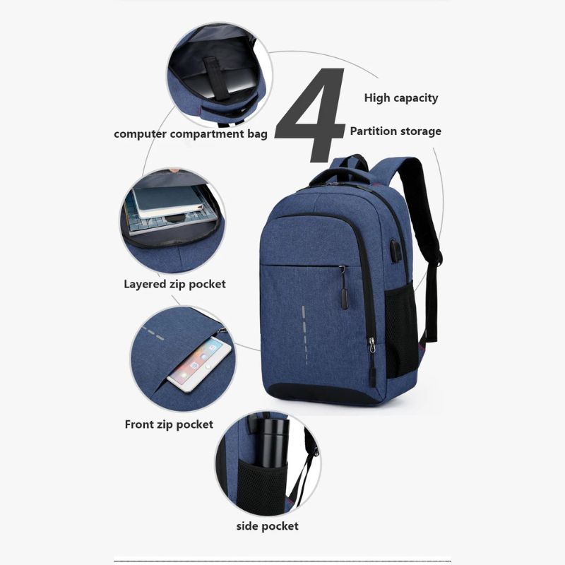 RAYMOND | Sac à dos imperméable léger pour hommes