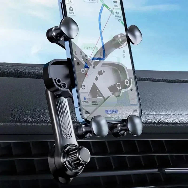 Support de téléphone auto à gravité
