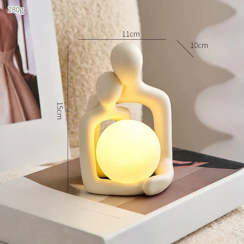 Lampe d'Ambiance en Céramique - LunaGlow