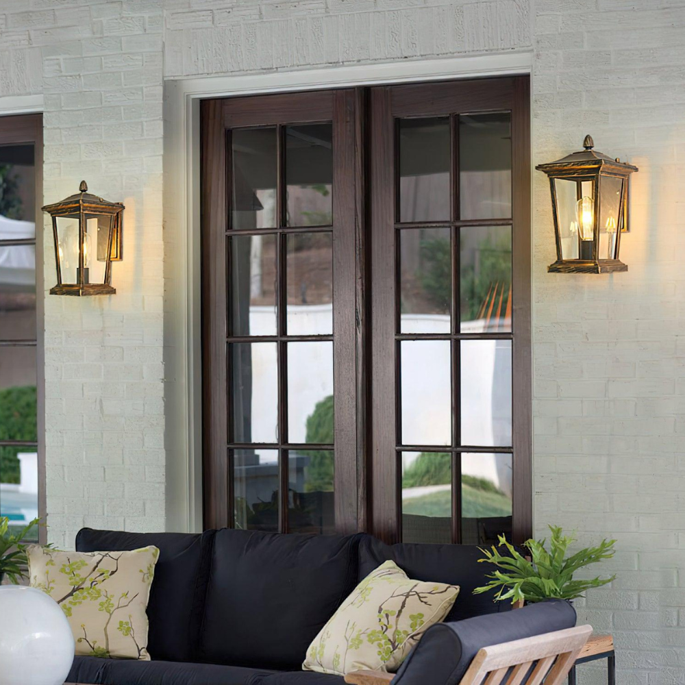 Applique Murale Extérieure Industrielle - Applique Murale LED en Aluminium Étanche pour Patio ou Porche