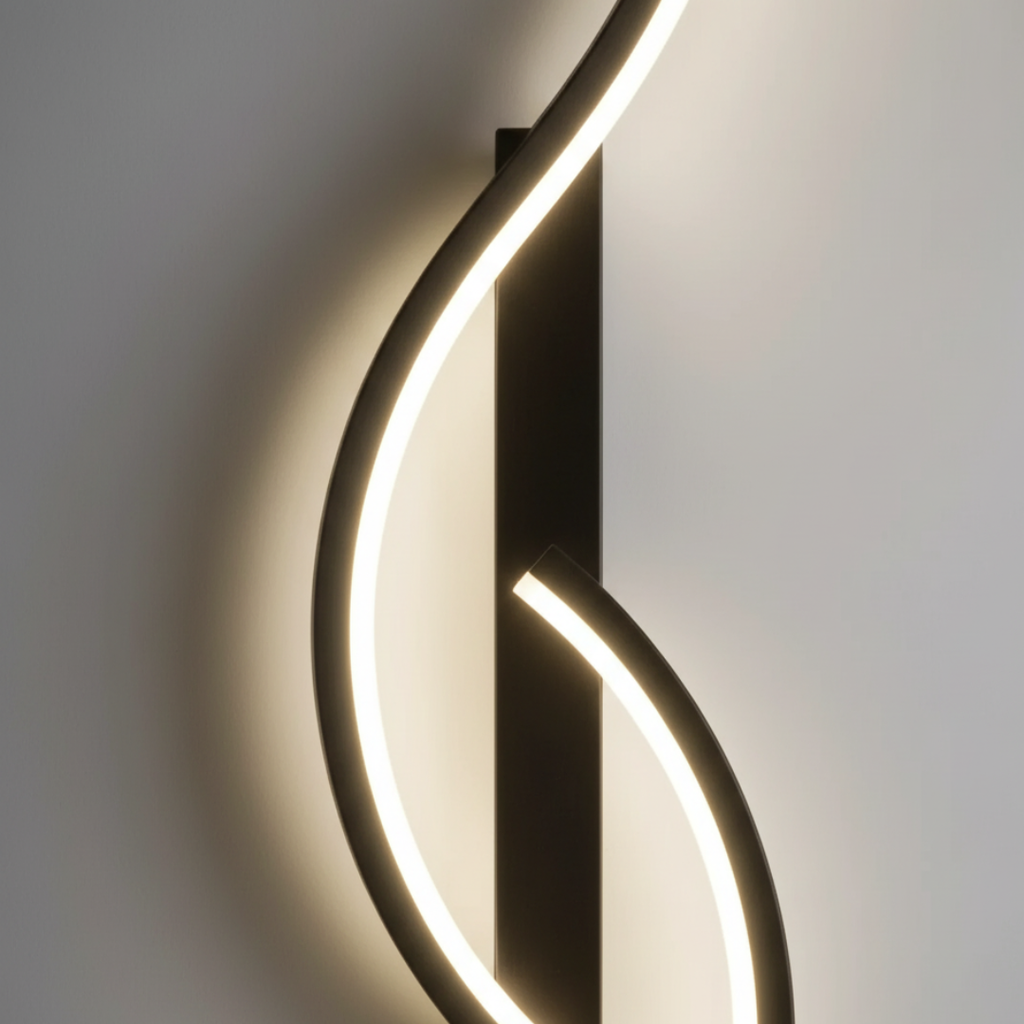 Applique Murale LED Élégante - Appliques Murales Modernes en Aluminium pour Intérieurs Stylés