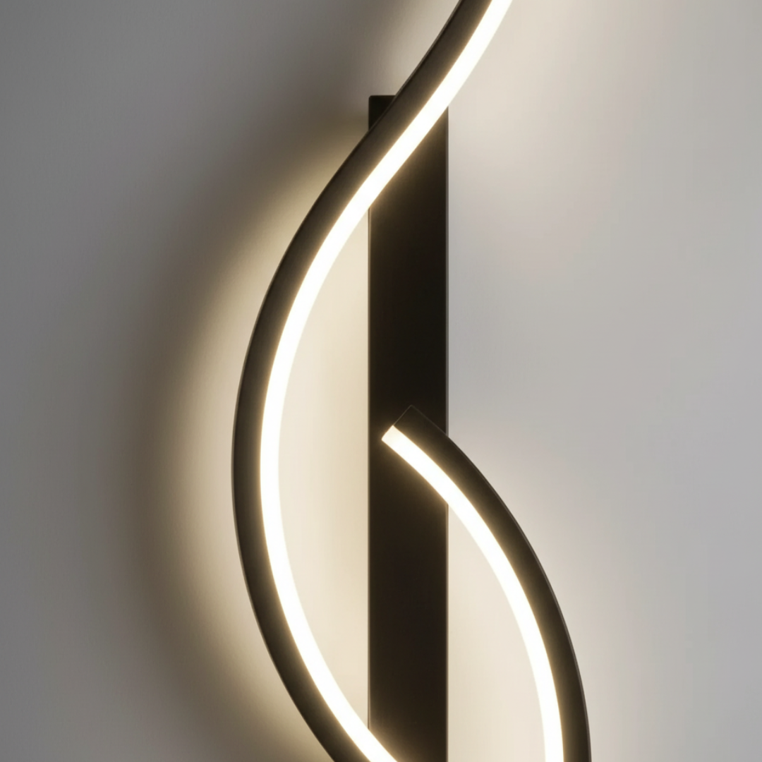 Applique Murale LED Élégante - Appliques Murales Modernes en Aluminium pour Intérieurs Stylés