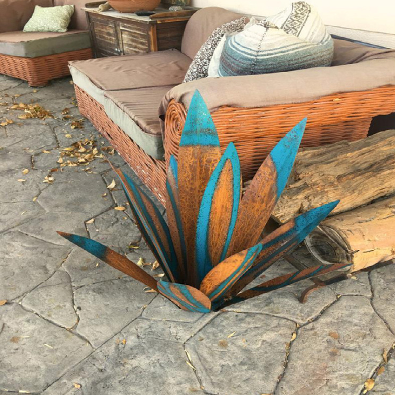 Lampe de jardin en agave solaire étanche | Karnz