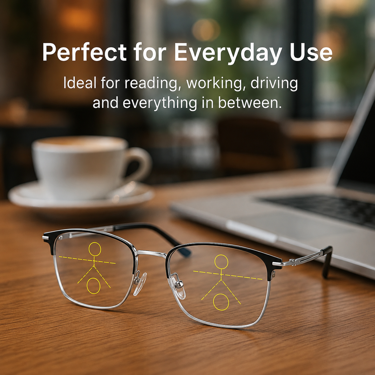 Lunettes Progressives Multifocales Intelligentes Unisexes Allemandes