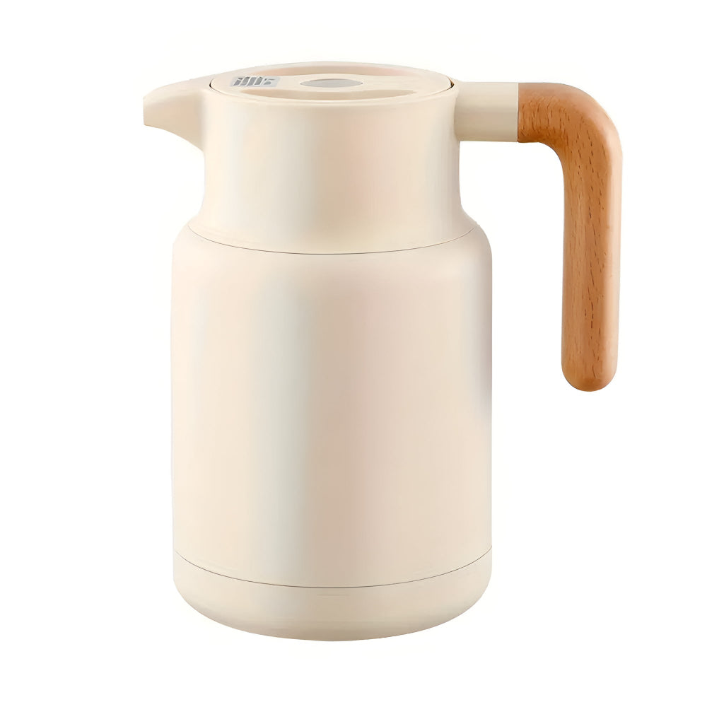 Carafe Thermique Classique avec Poignée en Bois