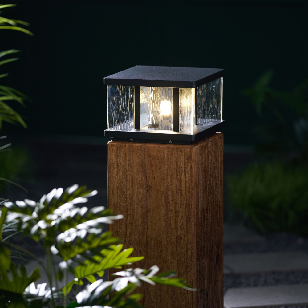Lumière de Pilier Moderne pour Extérieur - Lampe de Pilier en Aluminium Étanche pour Allées