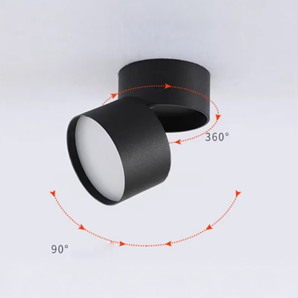 Projecteur LED ajustable et élégant pour plafonds modernes