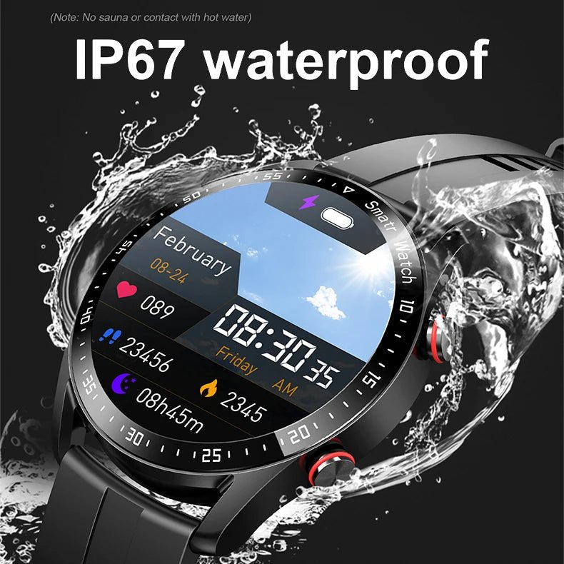 Montre Intelligente avec EKG et Moniteur de Pouls – SmartGuard