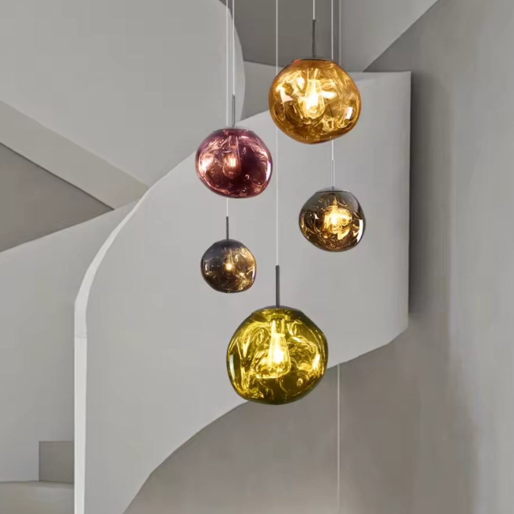Lustre Nova - Luminaire Suspendu en Sphère Céleste pour Cuisine