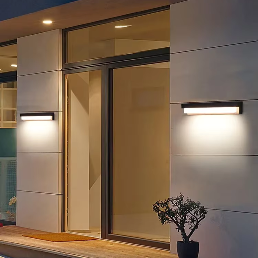 Lumière Murale Solaire à Détection de Mouvement pour Extérieur | Fixture de Jardin en Bronze Noir Durable
