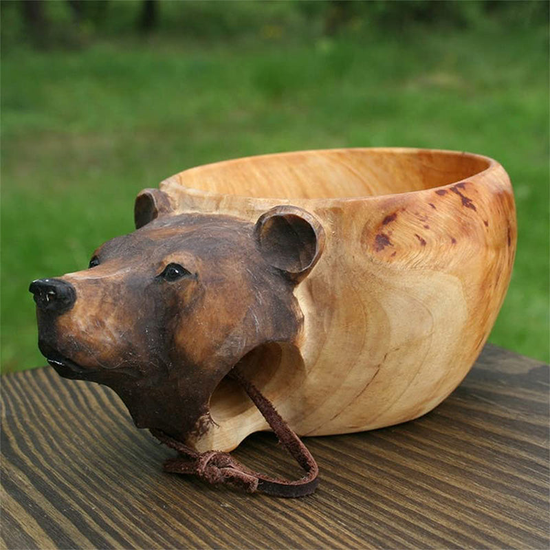 Skanto | Tasses Animalières Fait Main en Bois
