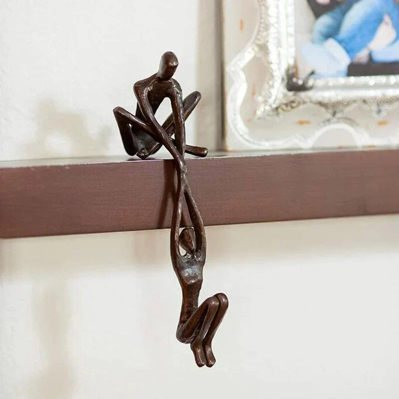 Skanto | Amour éternel et force | Sculpture figurative | Décor maison | Décoration unique