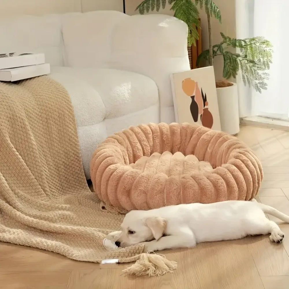 Lit Rond Purrfectly Plush pour Animaux
