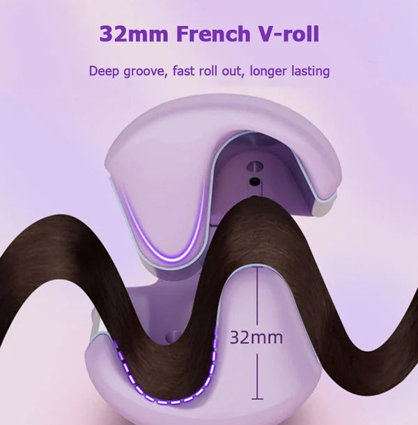 GLAMCURL – Solution de Bouclage Capillaire pour des Vagues Lisses et Durables