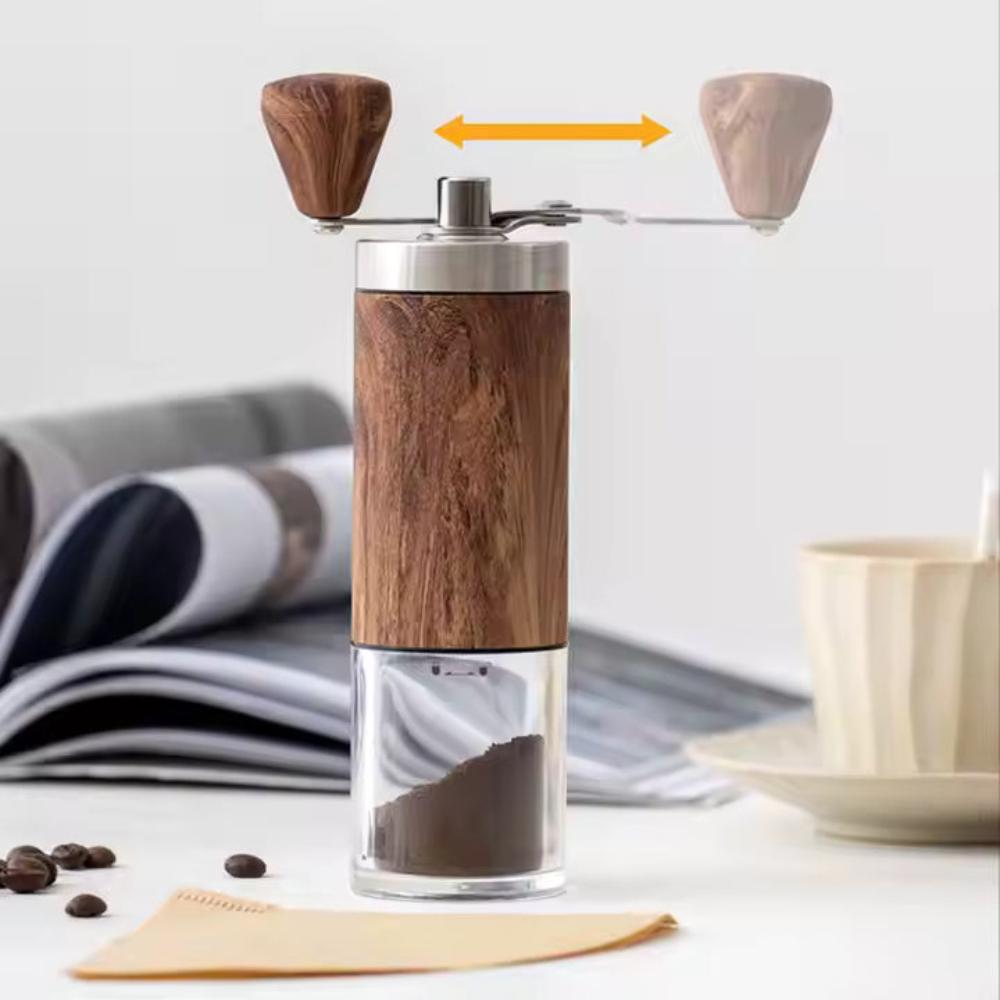 Brewora | Moulin à café en bois fait main – Moulin manuel réglable pour café fraîchement moulu
