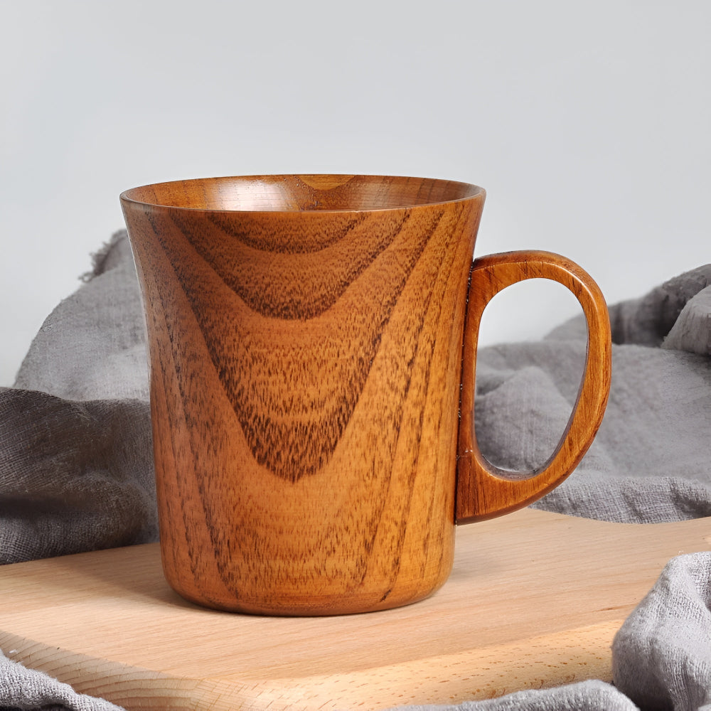 Mug en Bois de Style Japonais Rustique