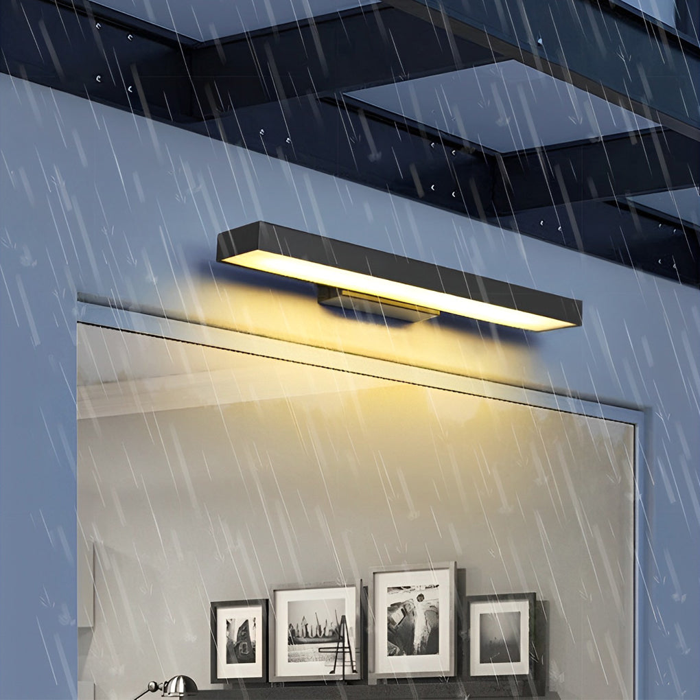 Lampe Murale LED Moderne avec Détecteur de Mouvement et Boîtier Noir