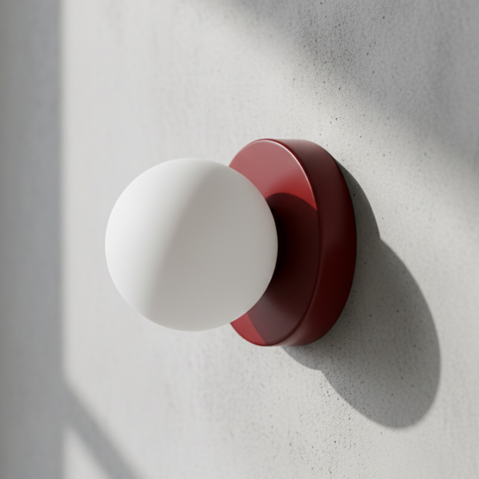 Applique Murale et Plafonnier Minimaliste Nordique - Sphère en Verre Opale pour Décor Moderne