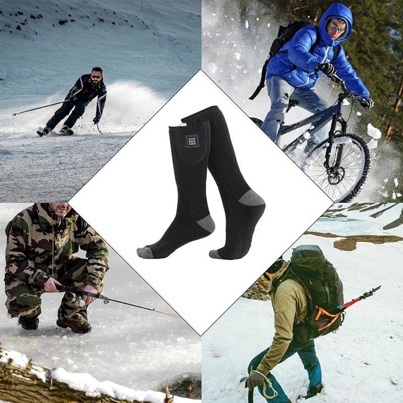 Chaussettes Chauffantes HeatWave – Rechargeables, Chaleureuses et Confortables