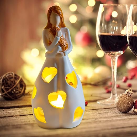 Lampe de Table en Forme de Cœur Symbole d'Amour Éternel