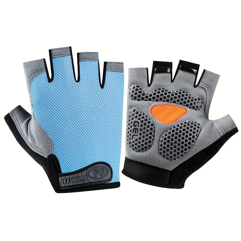 ATHLETIQ - Gants légers d'extérieur à demi-doigts pour hommes et femmes