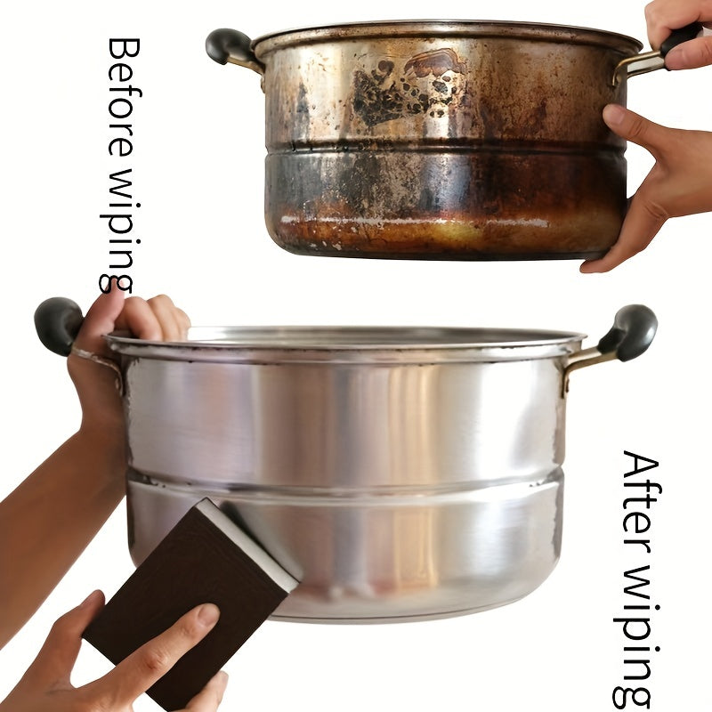 PUREBRITE - Outils de nettoyage en éponge diamant multi-pièces pour le fond des casseroles et les taches tenaces