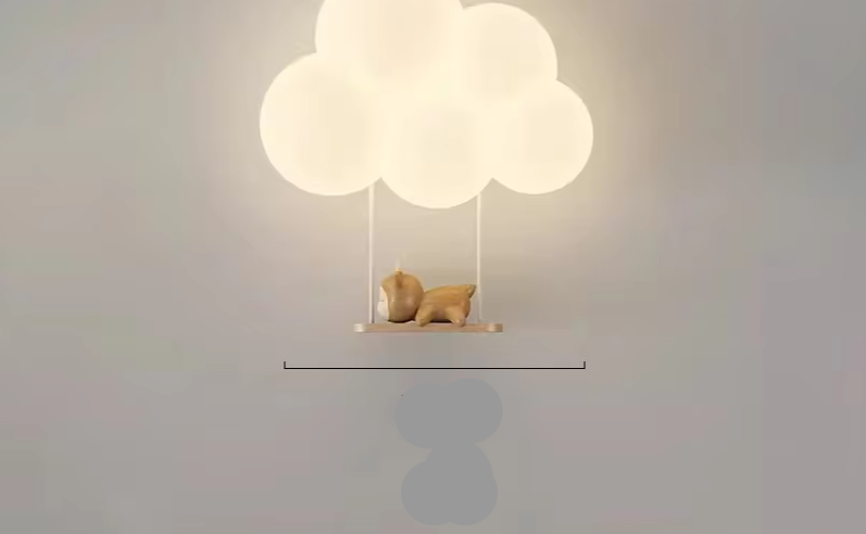 Magie de la Lumière dans la Lampe Murale pour Enfants
