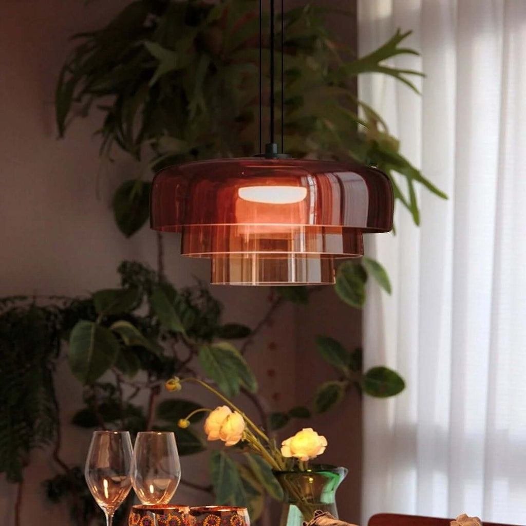 Suspension en Verre de Style Nordique