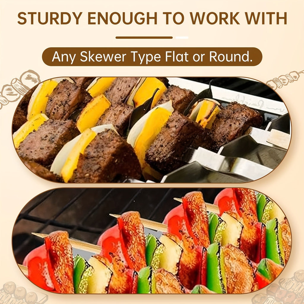 SKEWERRACK – Support de Grillade Élevé Antiadhésif