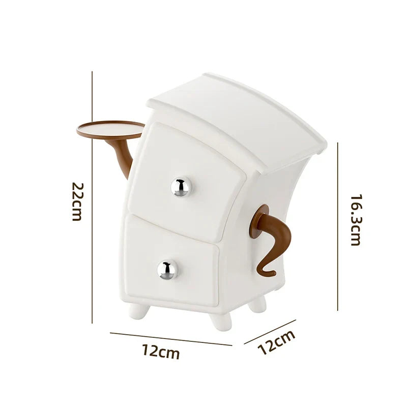 Boîte de Rangement avec Plusieurs Compartiments pour Bijoux et Clés