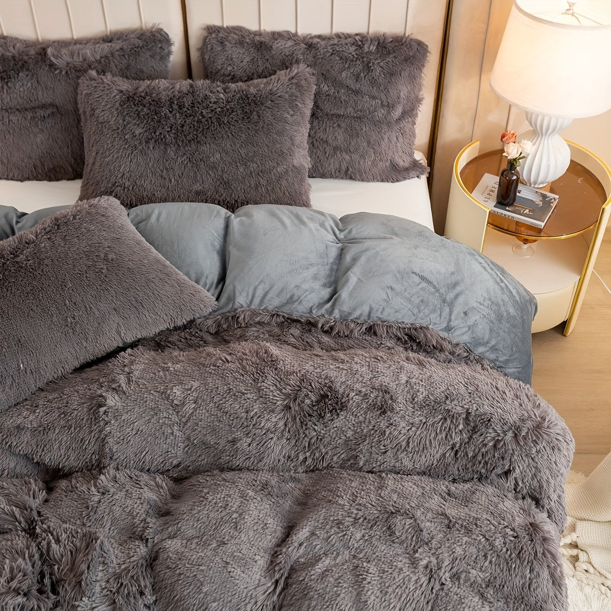 HUECOMFY – Ensemble de Housse de Couette en Polyester Multicolore